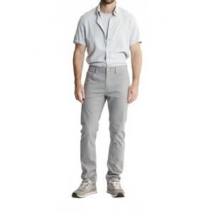 NEW JACHS NEW YORK stretch cotton 5-pocket pants in grey